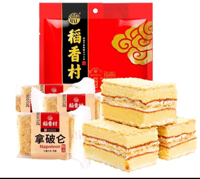 拿破仑千层蛋糕约500g奶油包装面包早餐网红糕点西式零