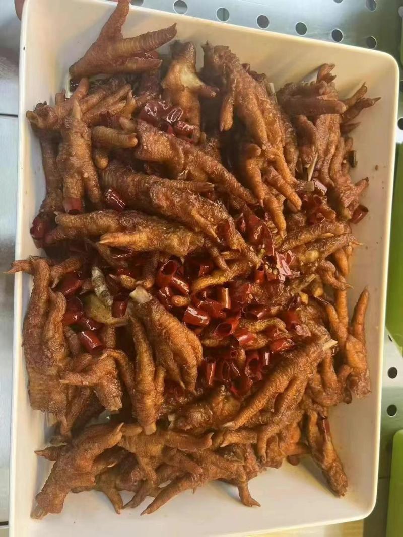 虎皮鸡爪熟鸡爪柠檬凤爪麻辣鸡爪全熟虎皮凤爪