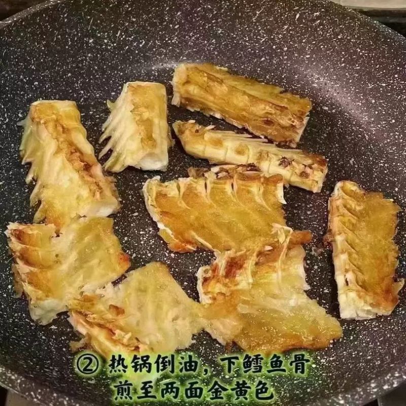 鳕鱼骨煲汤鲜香的鱼骨头深海新鲜天然晒干钙海产品干