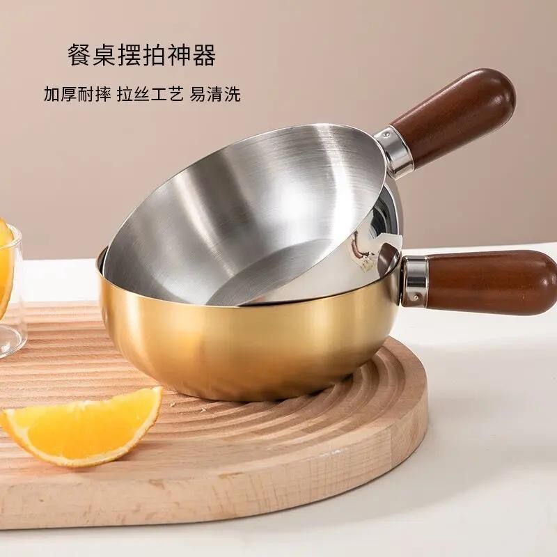 不锈钢泡面锅厚钢材
