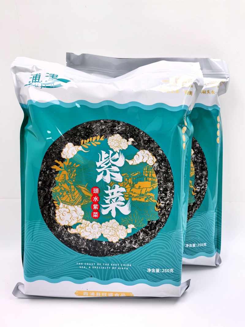 浦津紫菜福建霞浦头水紫菜干净无沙人工日晒免洗凉拌煲汤250克