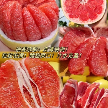 【爆甜头茬】正宗红柚红心蜜柚子红肉蜜柚皮薄孕妇新鲜应季水果