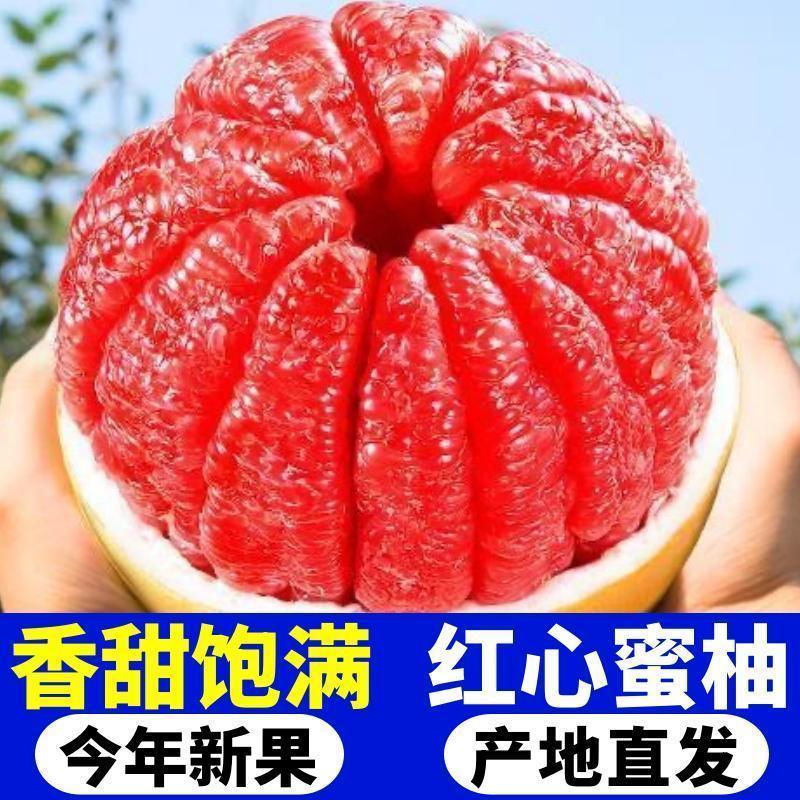 【爆甜头茬】正宗红柚红心蜜柚子红肉蜜柚皮薄孕妇新鲜应季水果