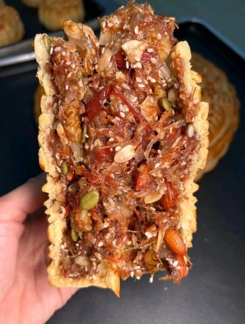 梅元居广式五仁金腿月饼