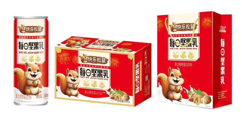 松鼠坚果乳工厂直发，量大从优，欢迎来电咨询