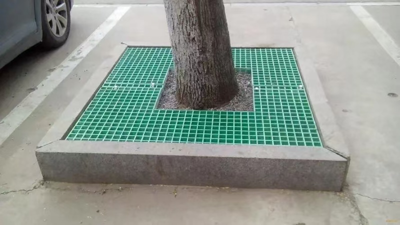 玻璃钢格栅，道路铺设