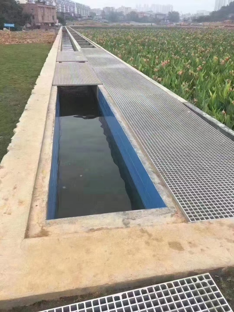 玻璃钢格栅，道路铺设