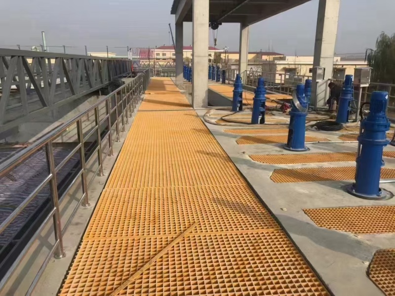 玻璃钢格栅，道路铺设