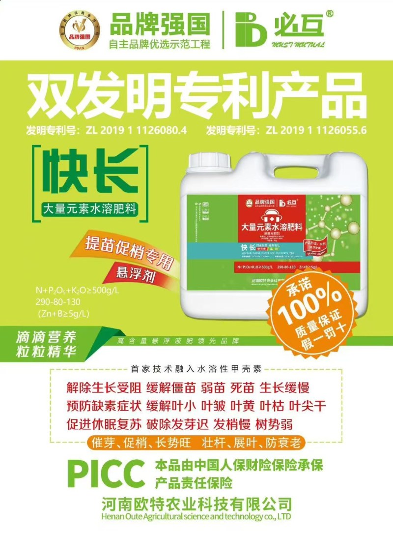 快长提苗促梢专用促进生长抗逆防衰不含任何激素