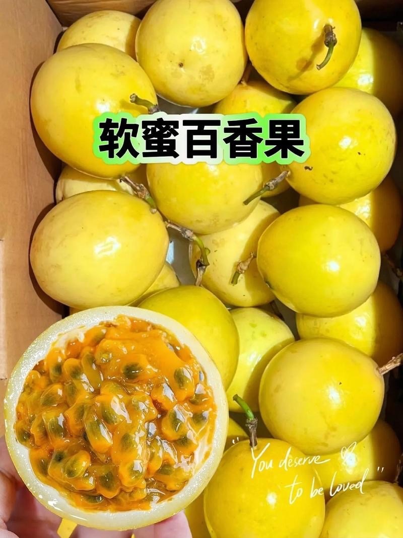 钦蜜九号黄金百香果特甜不酸高品质电商代发市场代采