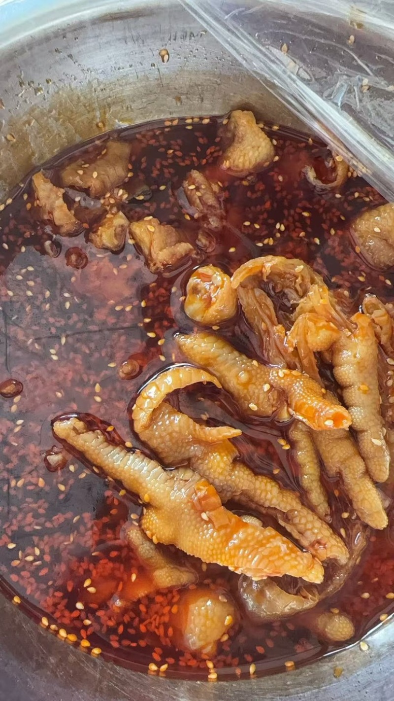 无骨鸡爪双椒麻辣鸡爪小吃餐饮酒店去骨凤爪商用摆摊整箱批发
