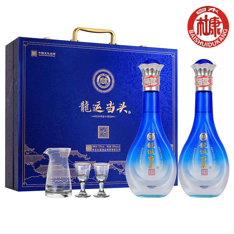 白水杜康龙运当头52度浓香白酒纯粮精酿浓香四溢500ml/瓶
