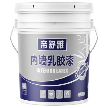 大桶白色内墙乳胶漆家用墙面漆水性漆涂料彩色室内防水防霉翻新漆