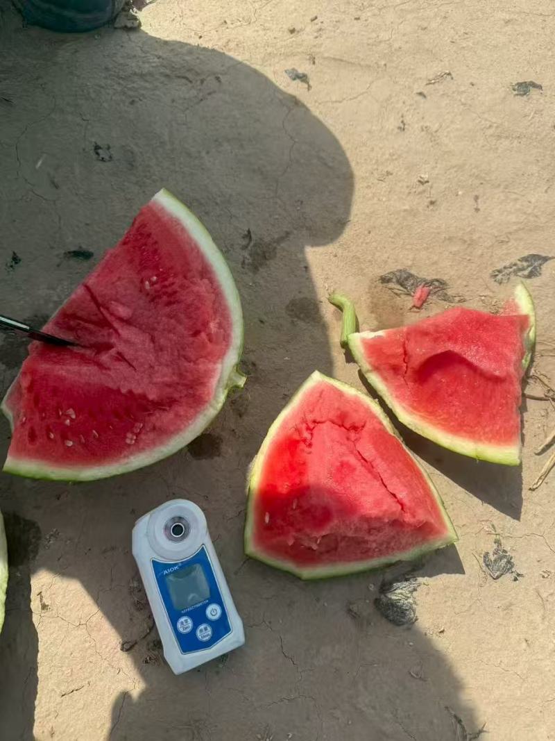 山西新鲜美都麒麟西瓜皮薄多汁产地直供