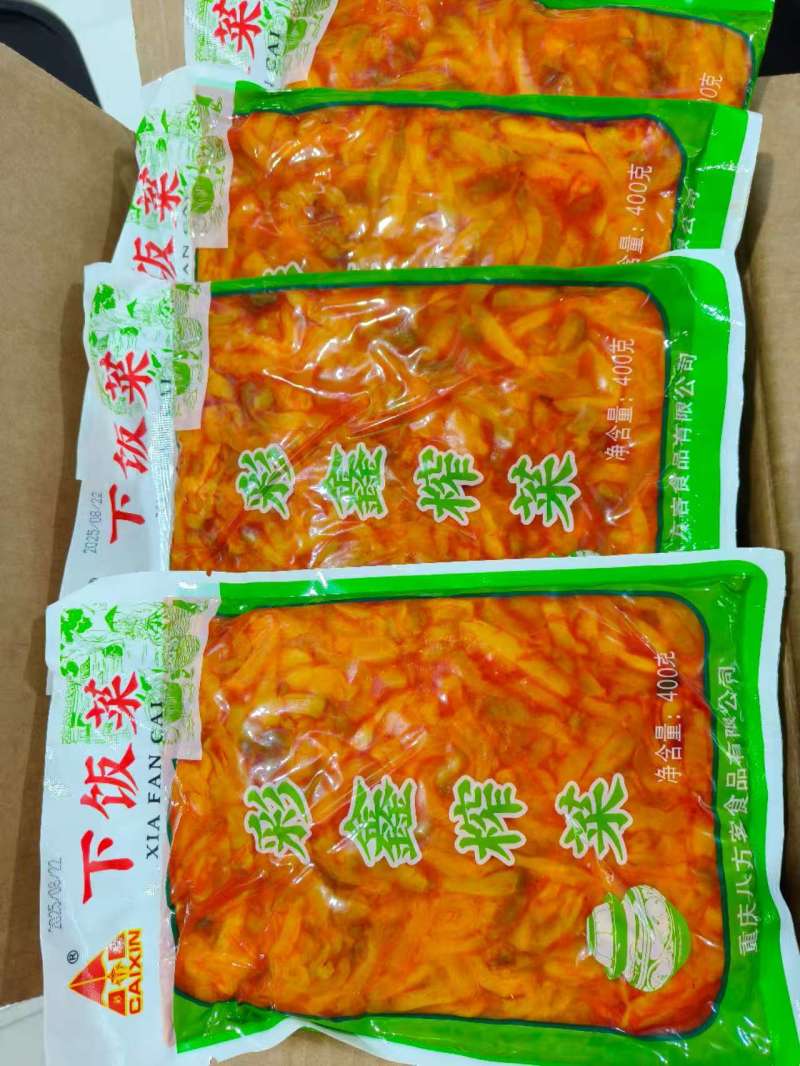 【泡菜】榨菜榨菜丝400g大包红油榨菜丝现货批发