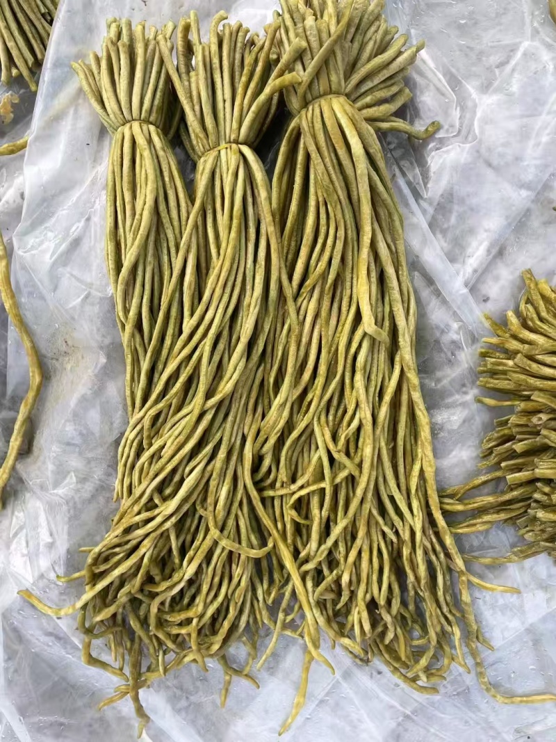 大量批发加工厂用的，市场用的腌渍白豆角半成品