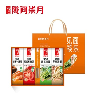 陇间柒月富硒蔬菜面·见面筷乐礼盒1.2kg