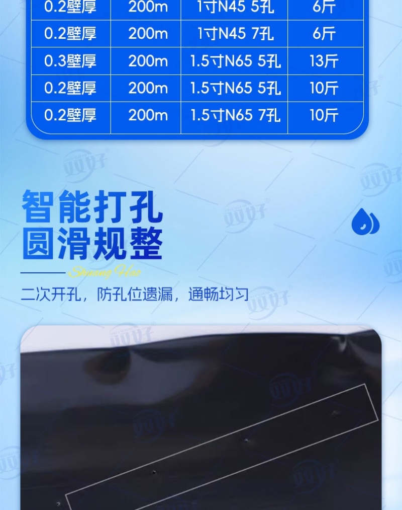 新品农用微喷带喷灌带喷水三四五气孔距厂家直销