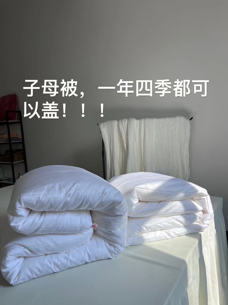 桑蚕丝被