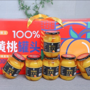 510g*6黄桃罐头礼盒工厂全国招商，欢迎大家