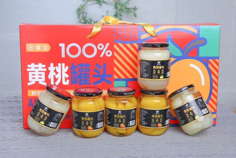 510g*6黄桃罐头礼盒工厂全国招商，欢迎大家