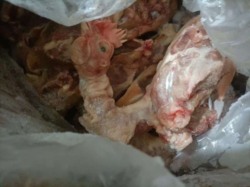 食用鸡架，带头带尾，净堂，按需加工乇乇肉，鸡腿，去骨切块
