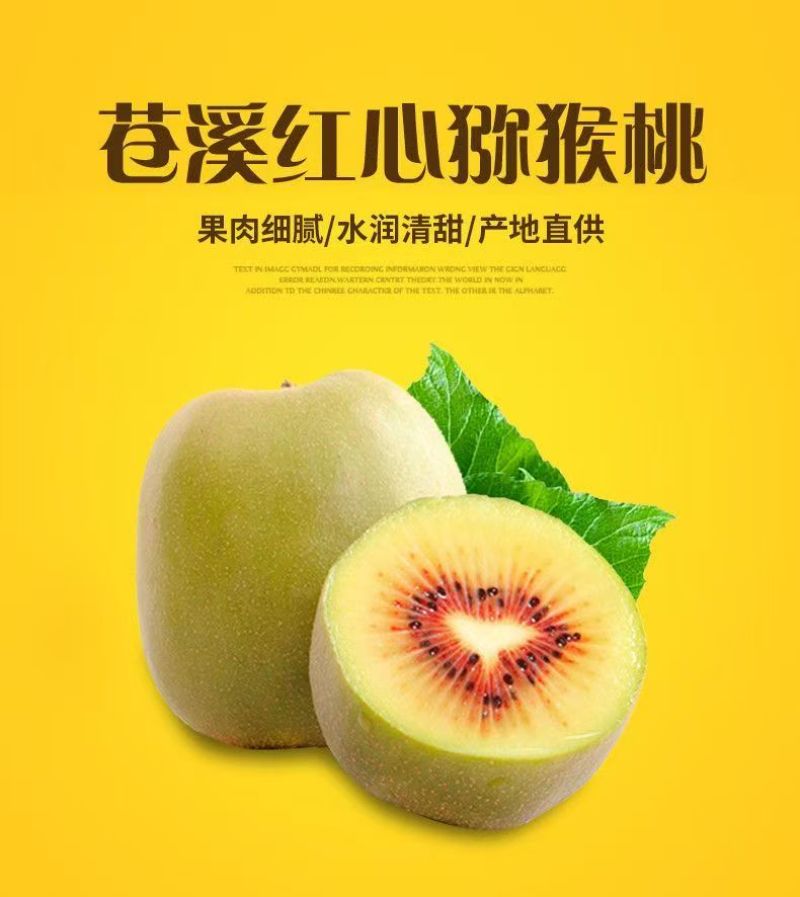红心猕猴桃，产地直供保质保量，支持一件代发
