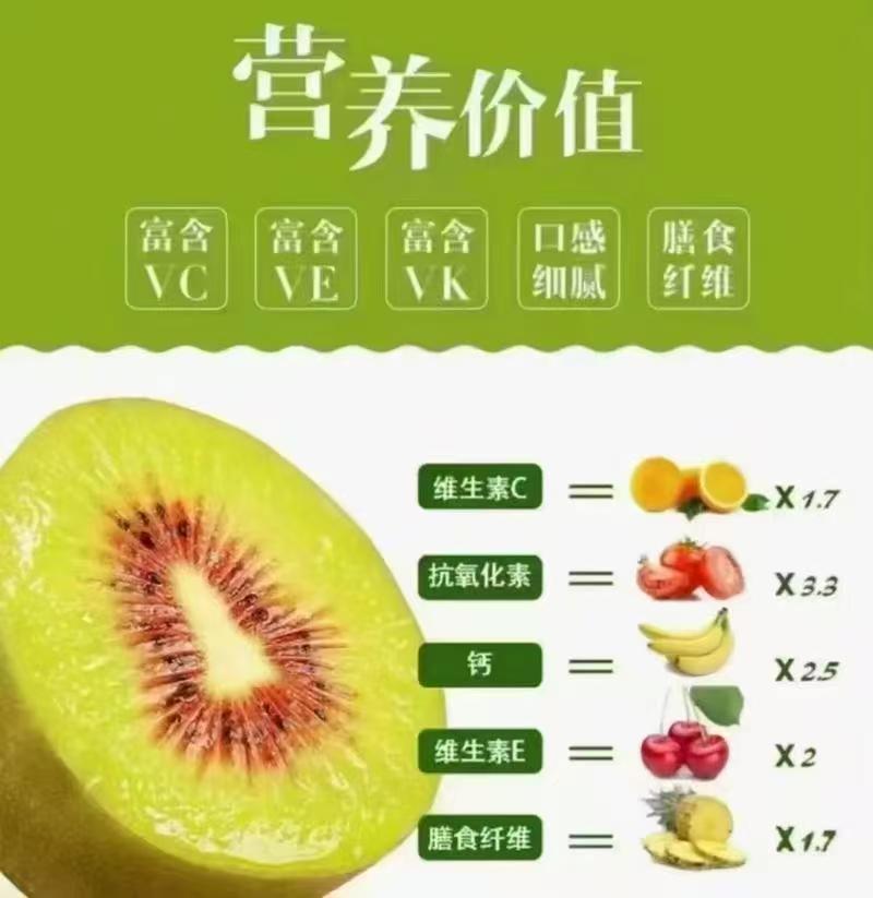红心猕猴桃，产地直供保质保量，支持一件代发