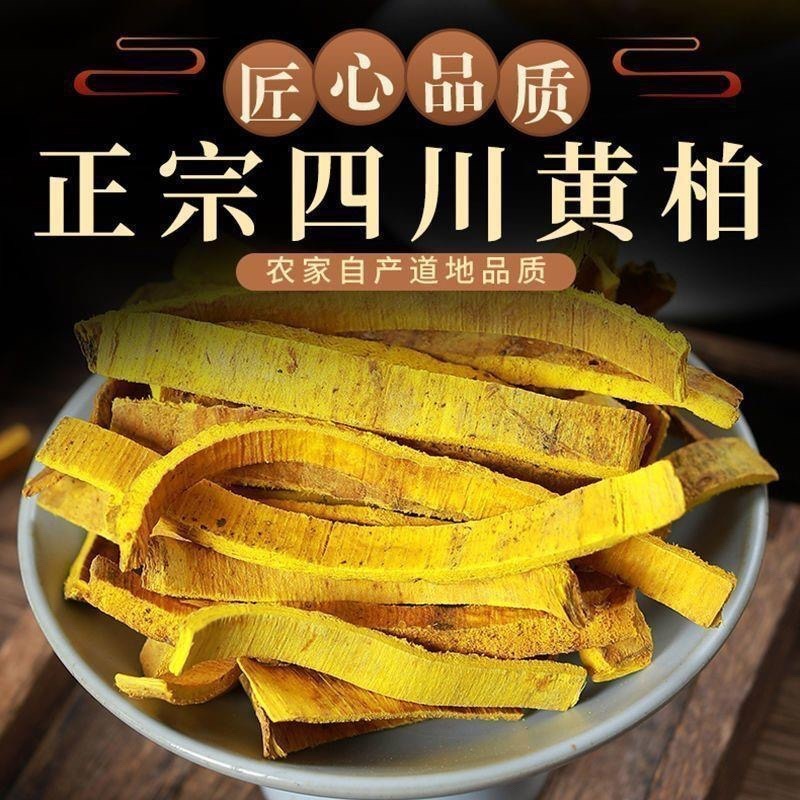 四川正宗黄柏带皮黄柏刮皮黄柏批发零售无硫烘干二斤起售