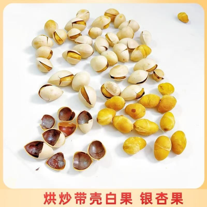 银杏果干果烤白果