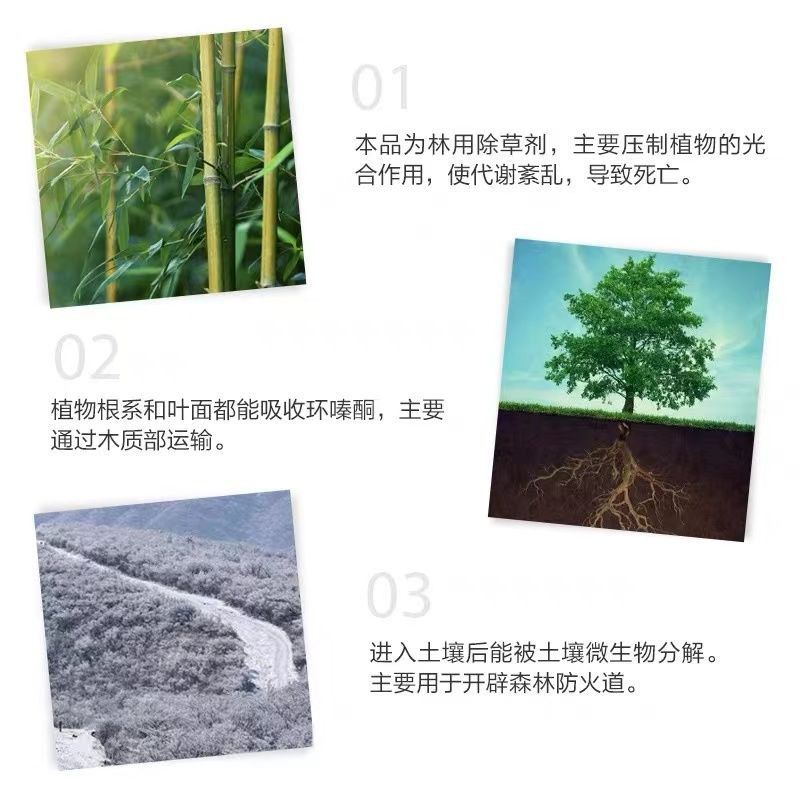 开荒环嗪酮除草剂非耕地使用批发价高浓度颗粒撒施剂直接撒