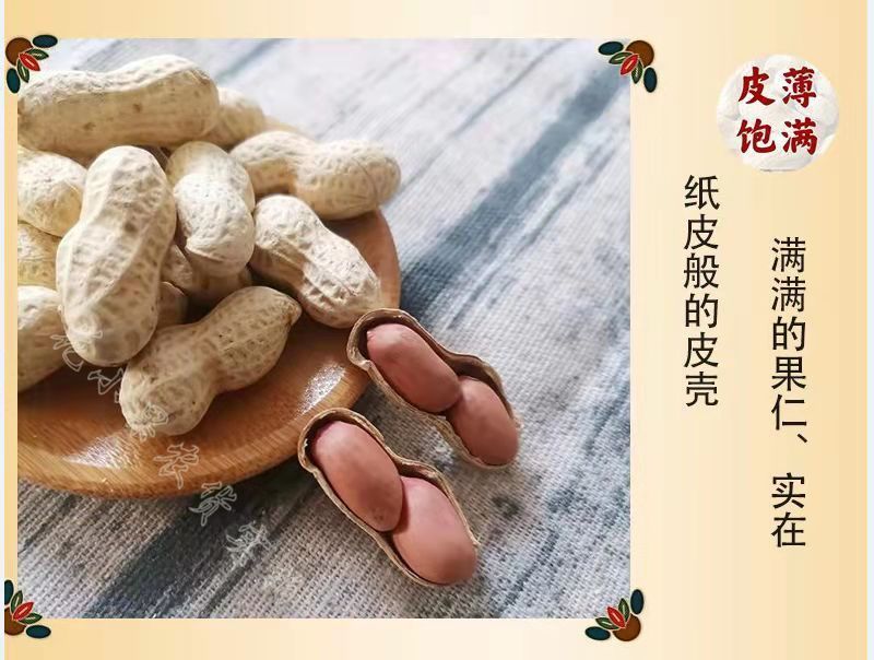 精品原味炒花生带壳熟花生炒熟花生炒花生柴火炒花生