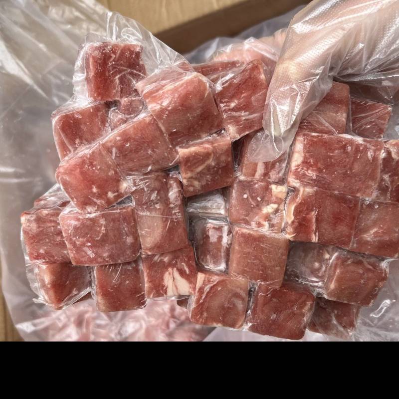 牛肉粒，调理的，可以零发