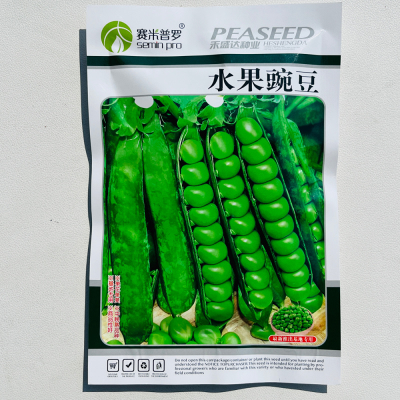 甜豌豆种子水果型脆可生吃菜豌豆大荚青豆甜豌豆尖四季播蔬菜