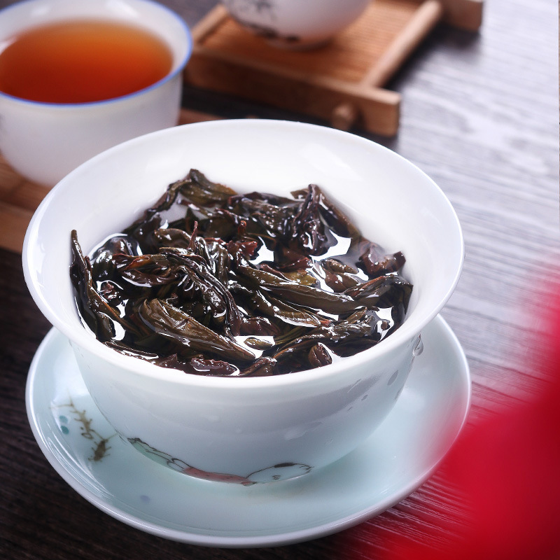 名枞正岩雀舌大红袍茶叶厂家批发花粉香武夷岩茶炭焙乌龙茶