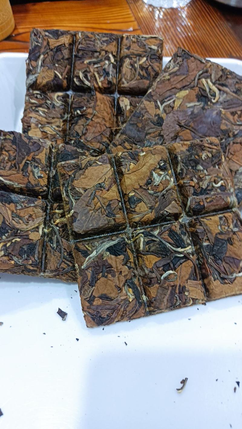 2018年福鼎老寿眉6泡饼干，