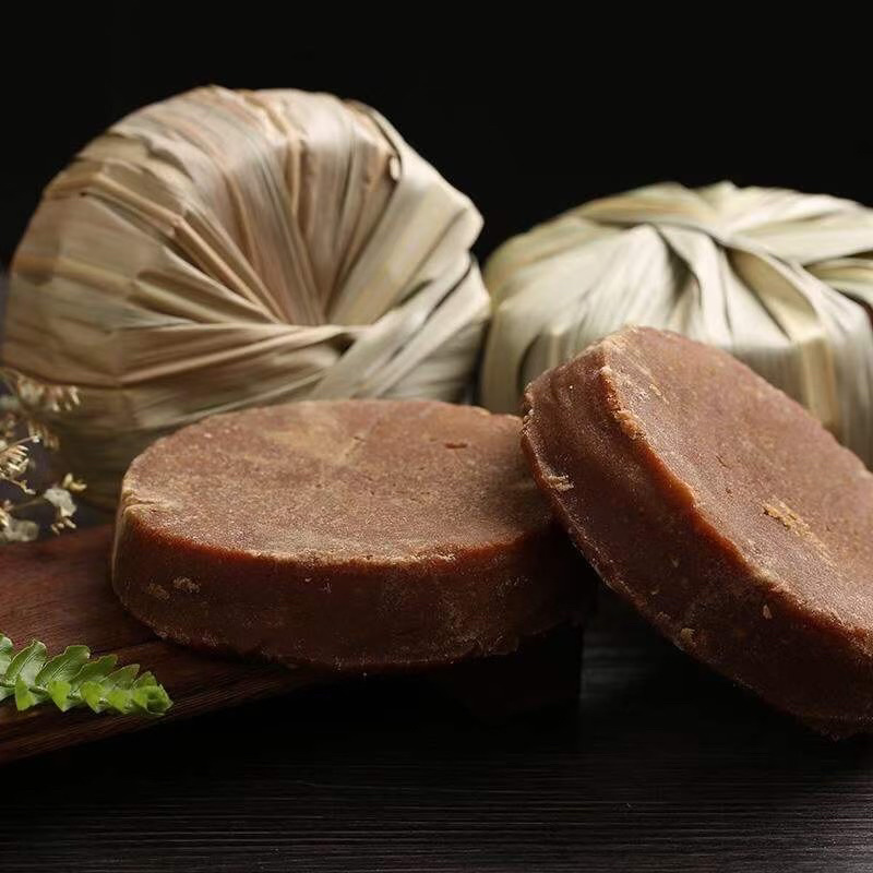 叶子红糖云南甘蔗红糖原味红糖块老红糖云南手工红糖批发大货