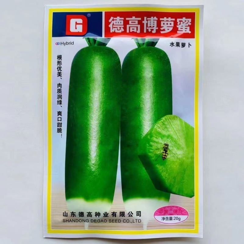 德高博萝蜜萝卜种子长势整齐水果萝卜种籽四季蔬菜基地用
