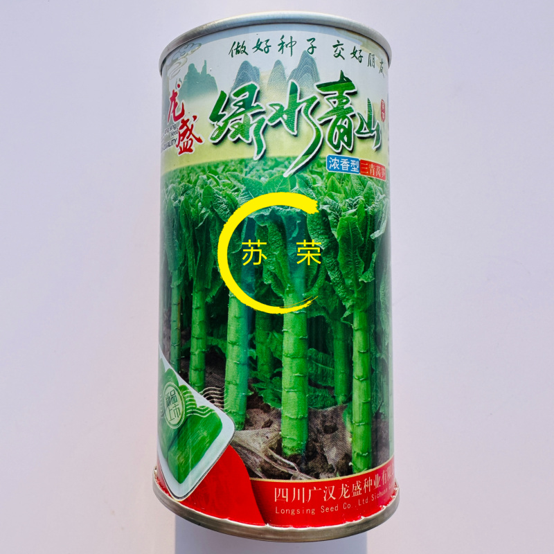 绿水青山莴笋种子圆叶青皮青肉三青笋清香型莴笋秋季冬季莴笋