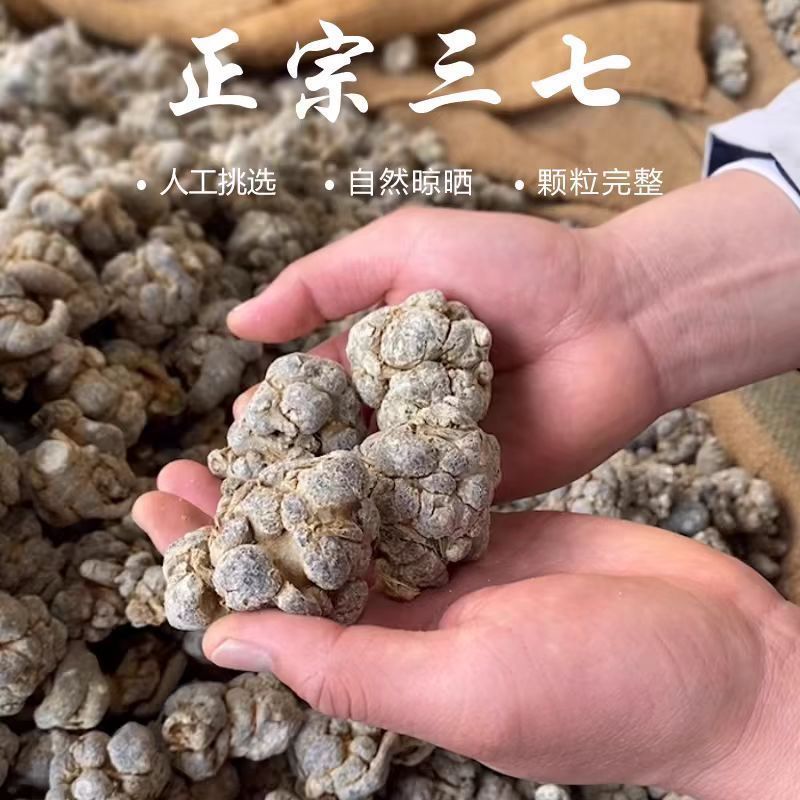 云南文山三七粉正品20头田七磨粉超细粉春三七代磨粉三七纯
