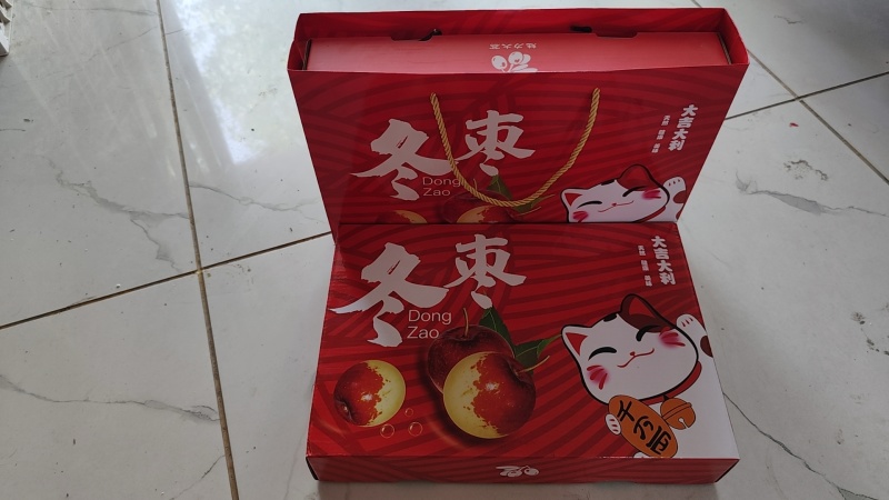 大荔冬枣现摘现发按要求分拣打包全国运输有纸箱泡沫箱礼品盒