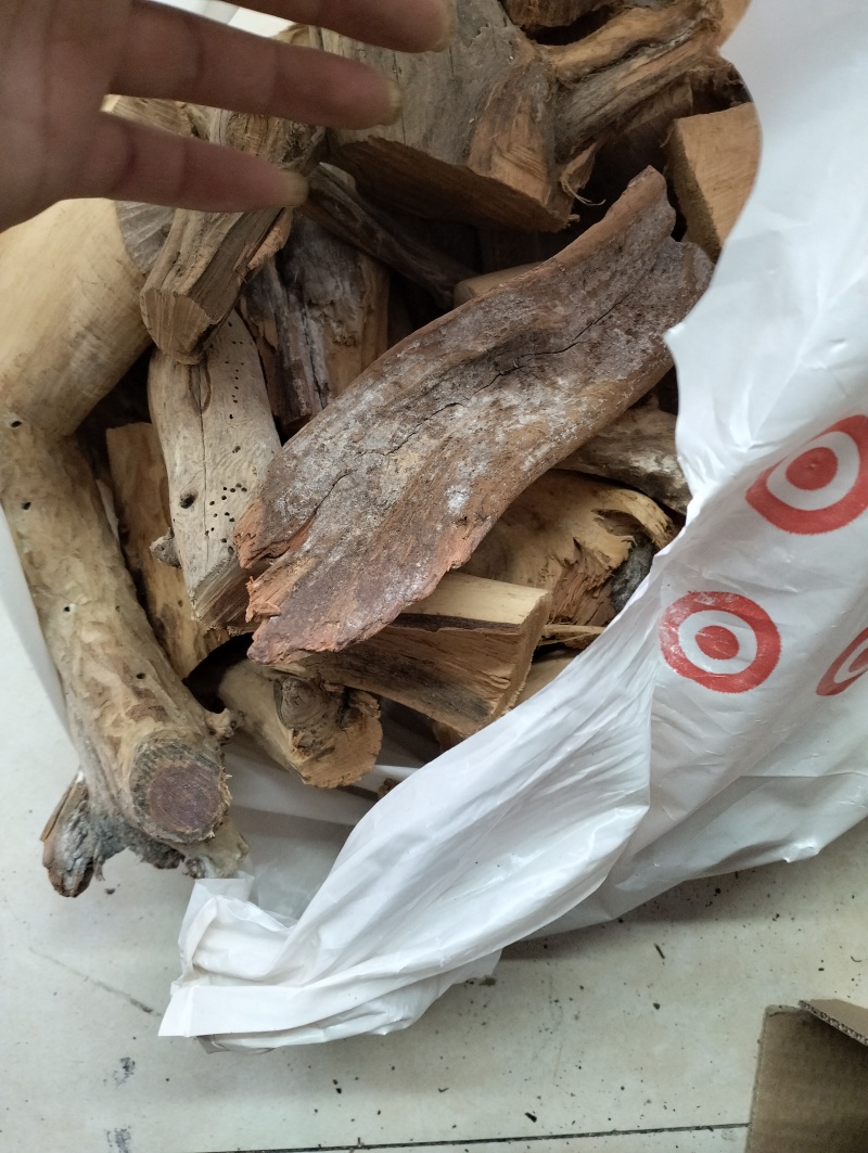 太行山崖柏木料毛料陈化手串手把件崖柏原木随机发货