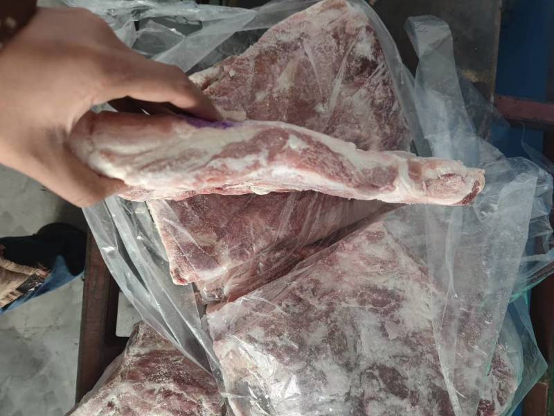 前上肉修边前五花