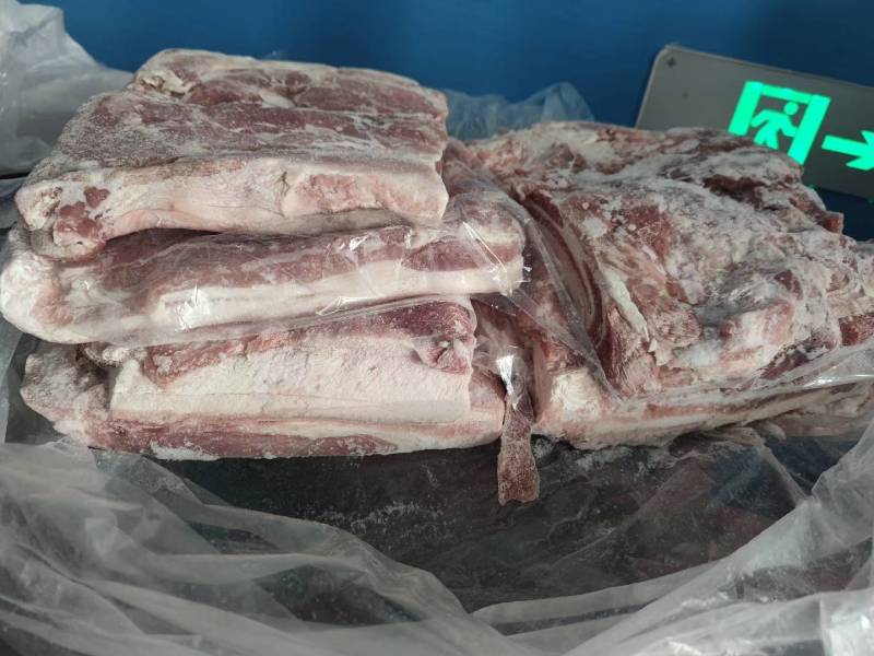 前上肉修边前五花