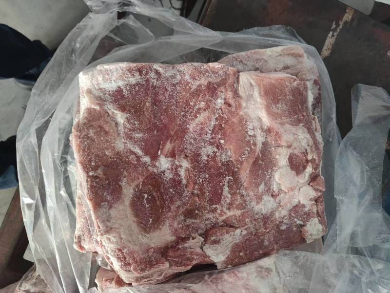 前上肉修边前五花