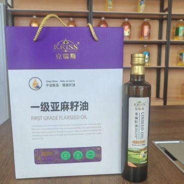 500mL×2瓶装亚麻籽油礼盒