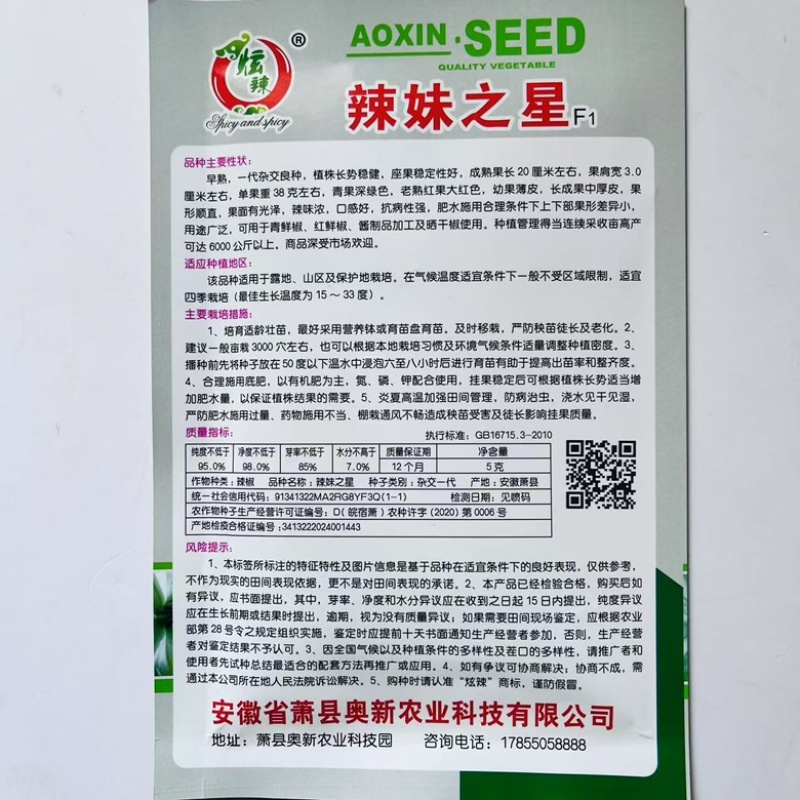 辣妹之星辣妹子种子品种大果型早熟品种种子