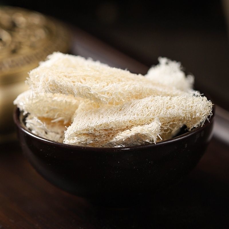 天然老丝瓜络中药材煮水喝下农家干丝瓜络泡茶泡水丝瓜瓤食用