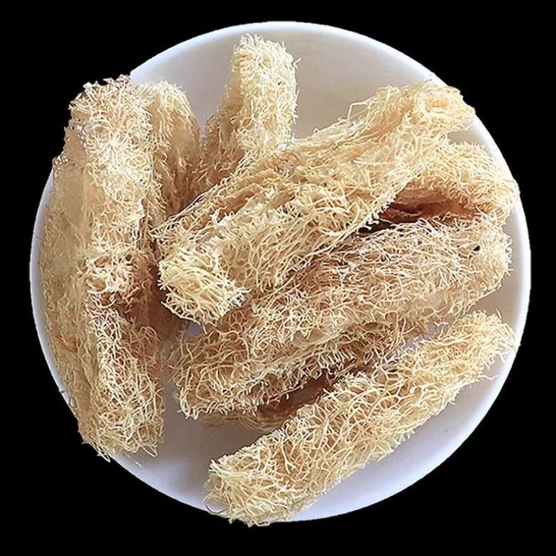 天然老丝瓜络中药材煮水喝下农家干丝瓜络泡茶泡水丝瓜瓤食用