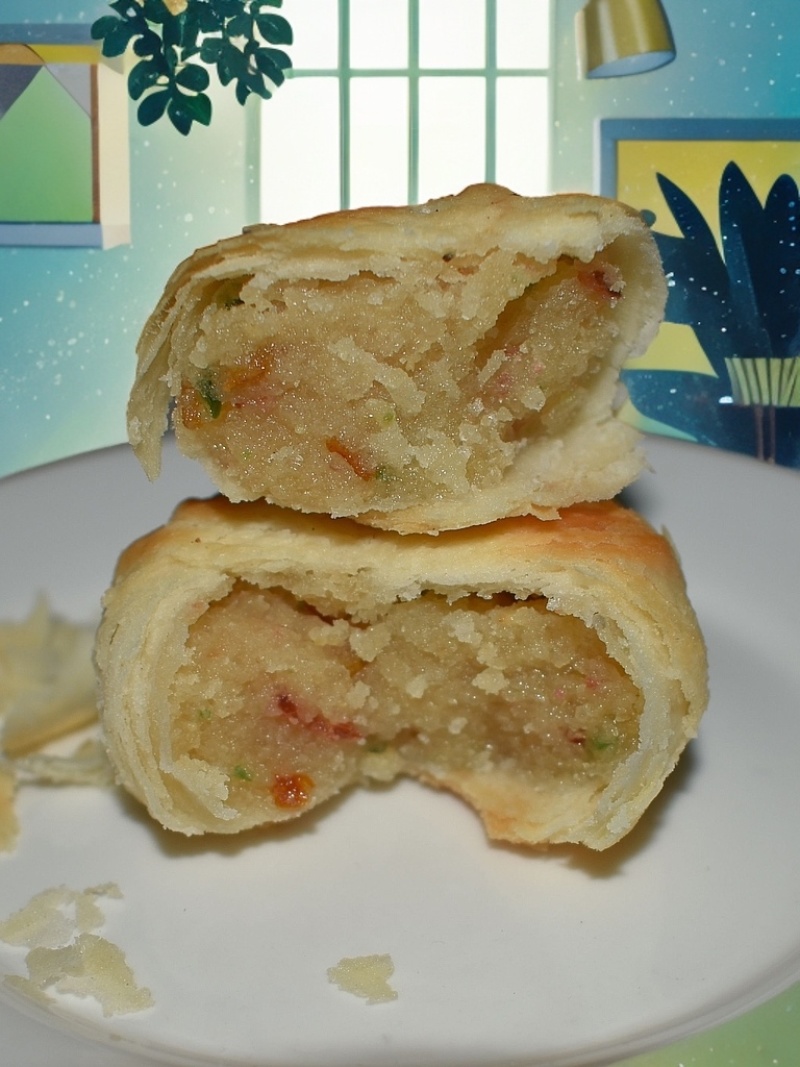 陕西西安口味三原县城老特产传统口味水晶饼72枚/箱
